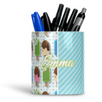 Popsicles and Polka Dots Ceramic Pen Holder