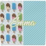 Popsicles and Polka Dots Ceramic Tile Hot Pad (Personalized)