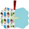Popsicles and Polka Dots Christmas Ornament (Front View)