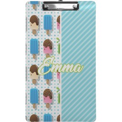 Popsicles and Polka Dots Clipboard (Legal Size) (Personalized)