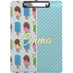Popsicles and Polka Dots Clipboard (Personalized)