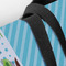 Popsicles and Polka Dots Closeup of Tote w/Black Handles