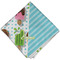 Popsicles and Polka Dots Cloth Napkins - Personalized Dinner (Folded Four Corners)