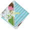Popsicles and Polka Dots Cloth Napkins - Personalized Lunch (Folded Four Corners)