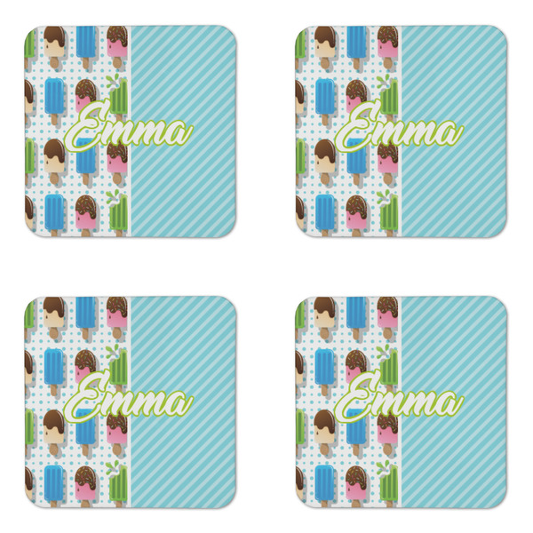 Popsicles and Polka Dots Coaster Set - APPROVAL