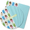 Popsicles and Polka Dots Rubber Backed Coaster (Personalized)