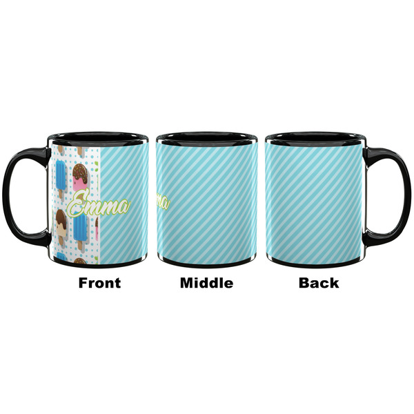 Popsicles and Polka Dots Coffee Mug - 11 oz - Black APPROVAL