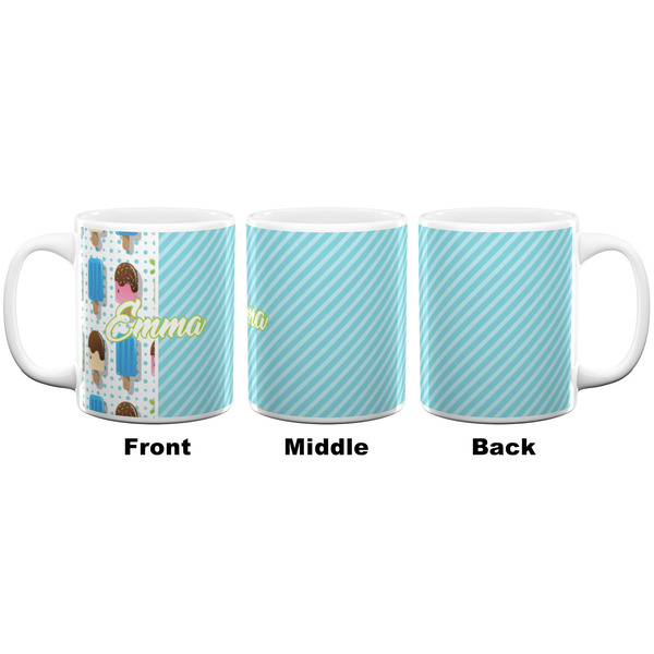 Popsicles and Polka Dots Coffee Mug - 11 oz - White APPROVAL