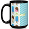 Popsicles and Polka Dots 15 Oz Coffee Mug - Black (Personalized)