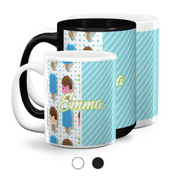 Popsicles and Polka Dots Coffee Mug (Personalized)