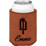 Popsicles and Polka Dots Leatherette Can Sleeve - Single Sided (Personalized)