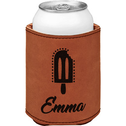 Popsicles and Polka Dots Leatherette Can Sleeve - Single Sided (Personalized)