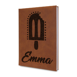 Popsicles and Polka Dots Leatherette Journal (Personalized)