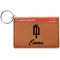 Popsicles and Polka Dots Leatherette Keychain ID Holder (Personalized)