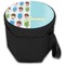 Popsicles and Polka Dots Collapsible Personalized Cooler & Seat (Closed)