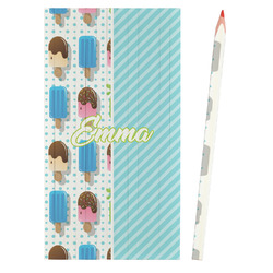 Popsicles and Polka Dots Colored Pencils (Personalized)