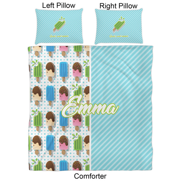 Popsicles and Polka Dots Comforter Set - Queen - Approval