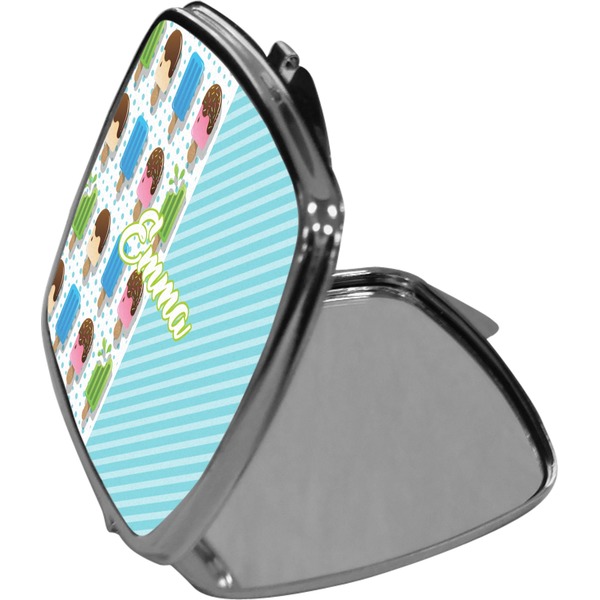 Popsicles and Polka Dots Compact Mirror (Side View)