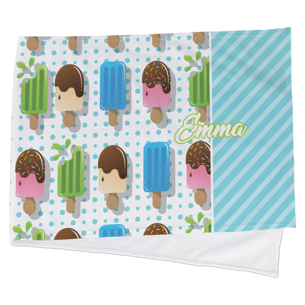 Custom Popsicles and Polka Dots Cooling Towel (Personalized)