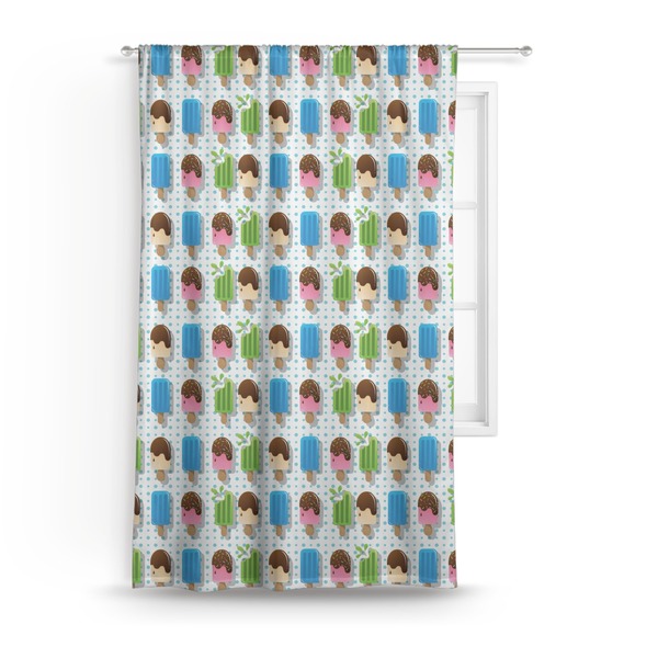 Custom Popsicles and Polka Dots Curtain - 50"x84" Panel