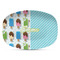 Popsicles and Polka Dots Microwave & Dishwasher Safe CP Plastic Platter - Main