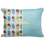 Popsicles and Polka Dots Decorative Baby Pillowcase - 16"x12" (Personalized)
