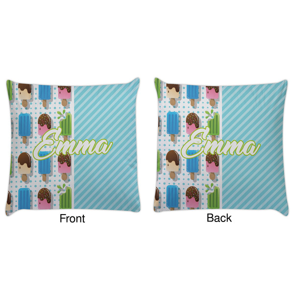 Popsicles and Polka Dots Decorative Pillow Case - Approval