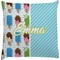 Popsicles and Polka Dots Decorative Pillow Case (Personalized)
