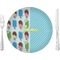 Popsicles and Polka Dots Glass Lunch / Dinner Plate 10" (Personalized)
