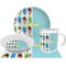 Popsicles and Polka Dots Dinner Set - 4 Pc (Personalized)