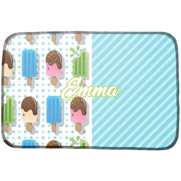 Custom Popsicles and Polka Dots Dish Drying Mat (Personalized)