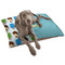 Popsicles and Polka Dots Dog Bed - Large LIFESTYLE