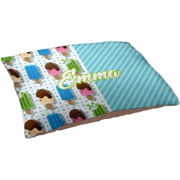 Popsicles and Polka Dots Dog Bed - Large