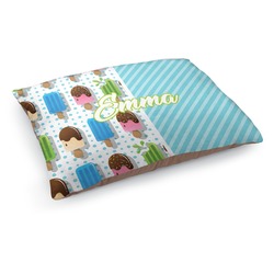 Popsicles and Polka Dots Dog Bed - Medium w/ Name or Text