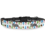 Popsicles and Polka Dots Deluxe Dog Collar - Large (13" to 21") (Personalized)