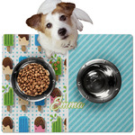 Popsicles and Polka Dots Dog Food Mat - Medium w/ Name or Text