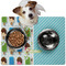 Popsicles and Polka Dots Dog Food Mat - Medium LIFESTYLE
