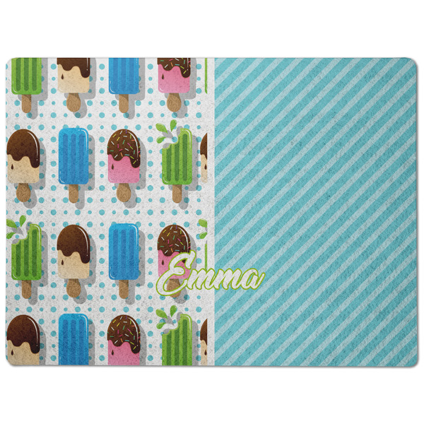 Popsicles and Polka Dots Dog Food Mat - Medium without bowls