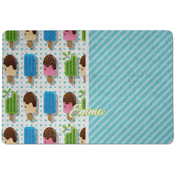 Popsicles and Polka Dots Dog Food Mat w/ Name or Text