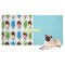 Popsicles and Polka Dots Dog Towel (Personalized)