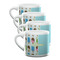 Popsicles and Polka Dots Double Shot Espresso Mugs - Set of 4 Front
