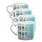 Popsicles and Polka Dots Double Shot Espresso Cups - Set of 4 (Personalized)