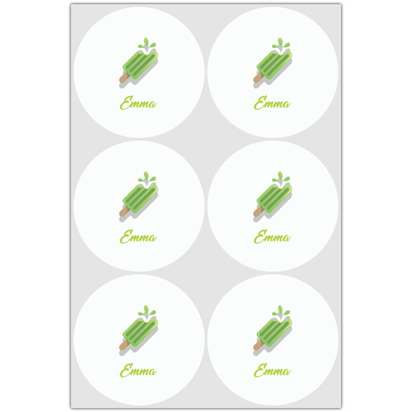 Popsicles and Polka Dots Drink Topper - Large - Set of 6