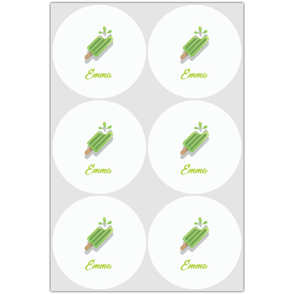 Popsicles and Polka Dots Drink Topper - XLarge - Set of 6