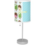 Popsicles and Polka Dots 7" Drum Lamp with Shade Linen (Personalized)