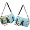 Popsicles and Polka Dots Duffle bag large front and back sides