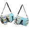 Popsicles and Polka Dots Duffle bag small front and back sides