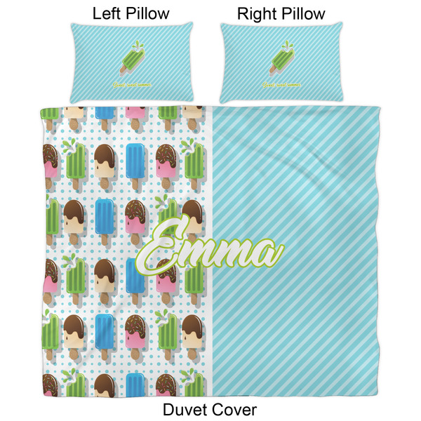 Popsicles and Polka Dots Duvet Cover Set - King - Approval