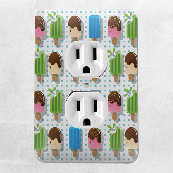 Popsicles and Polka Dots Electric Outlet Plate - LIFESTYLE