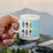 Popsicles and Polka Dots Espresso Cup - 3oz LIFESTYLE (new hand)